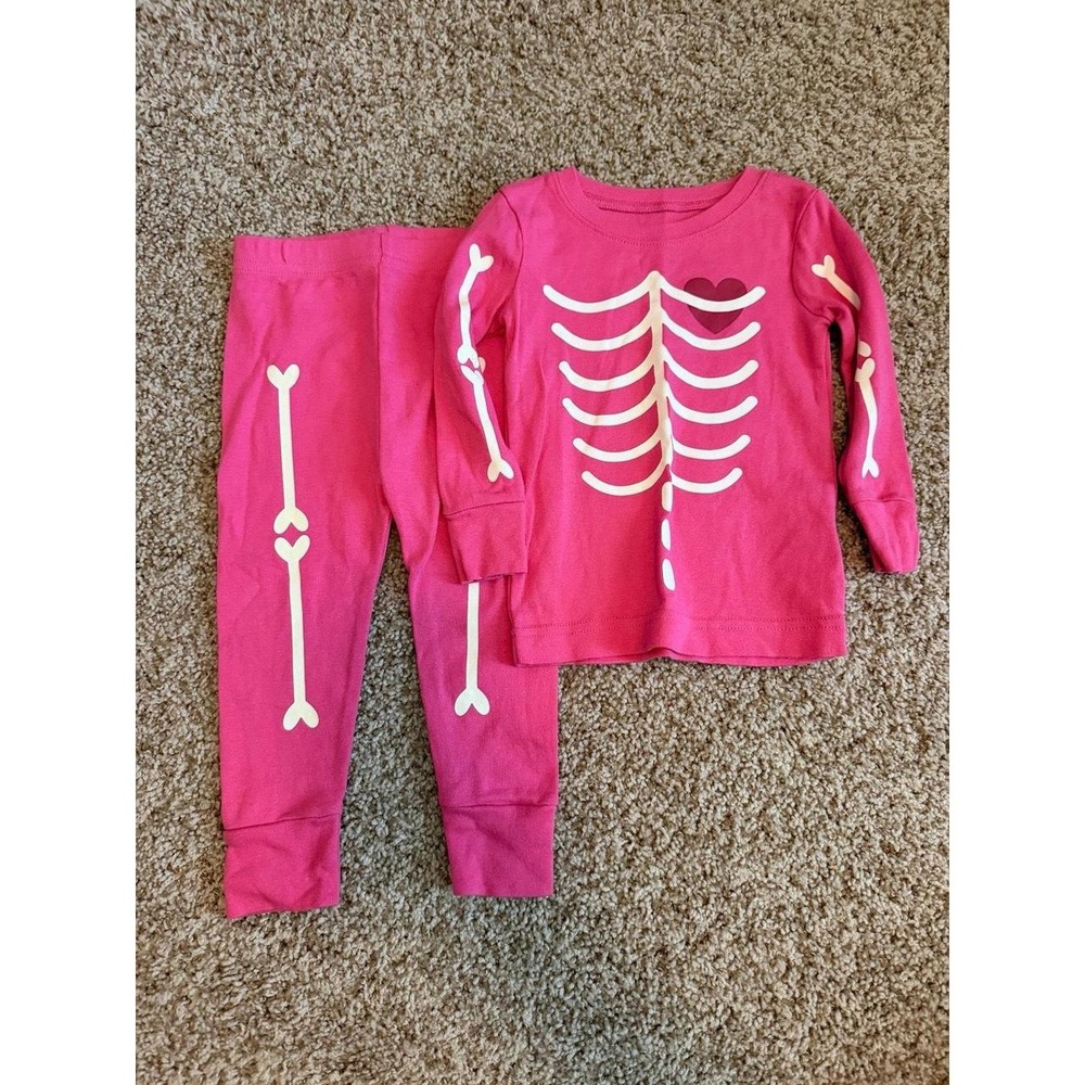 Kids Skeleton Pajama Set Old Navy 12-18